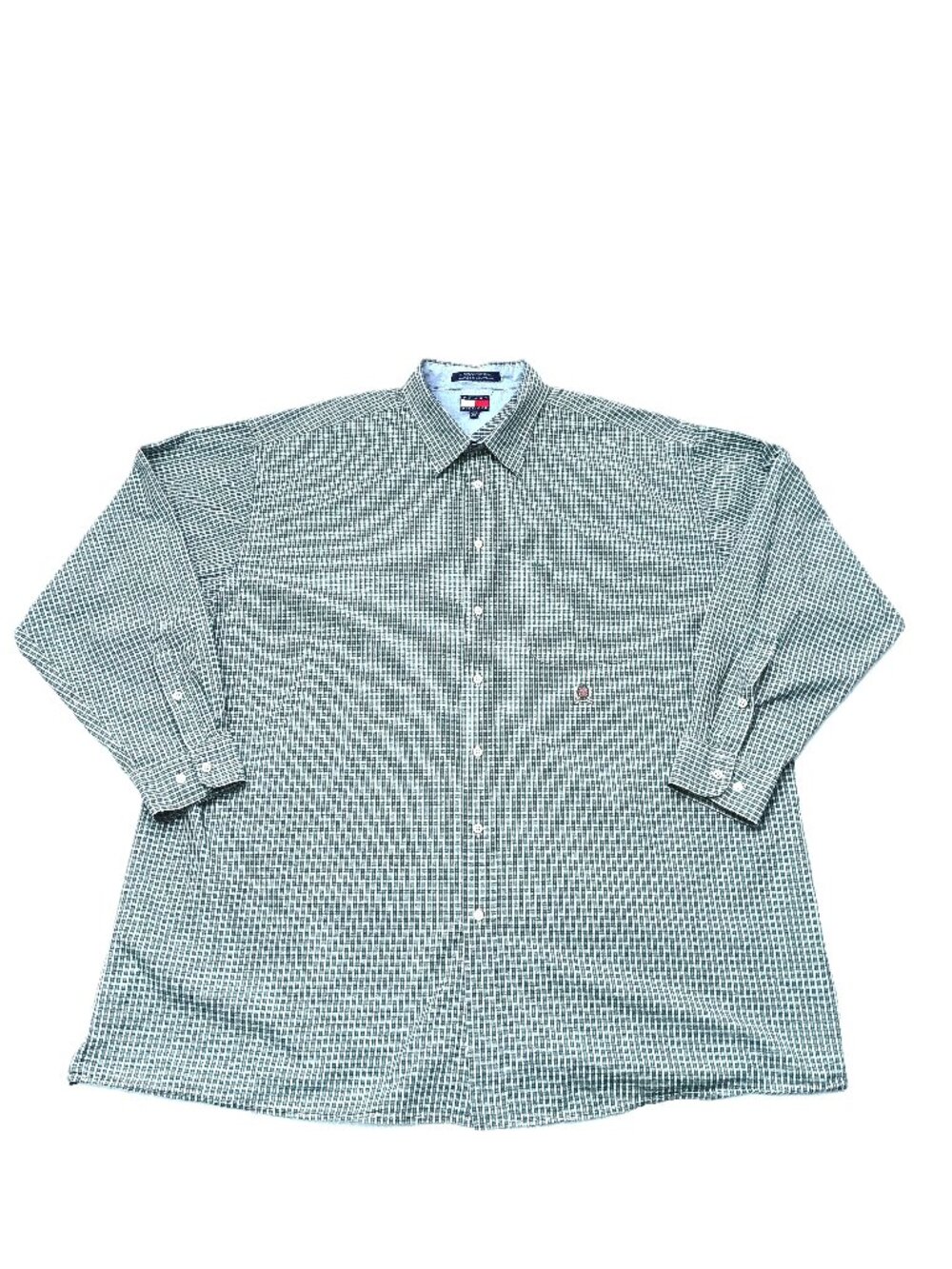 TOMMY HILFIGER Men's Button-Down Shirt. Plus Size 3XLT - Picture 3 of 8